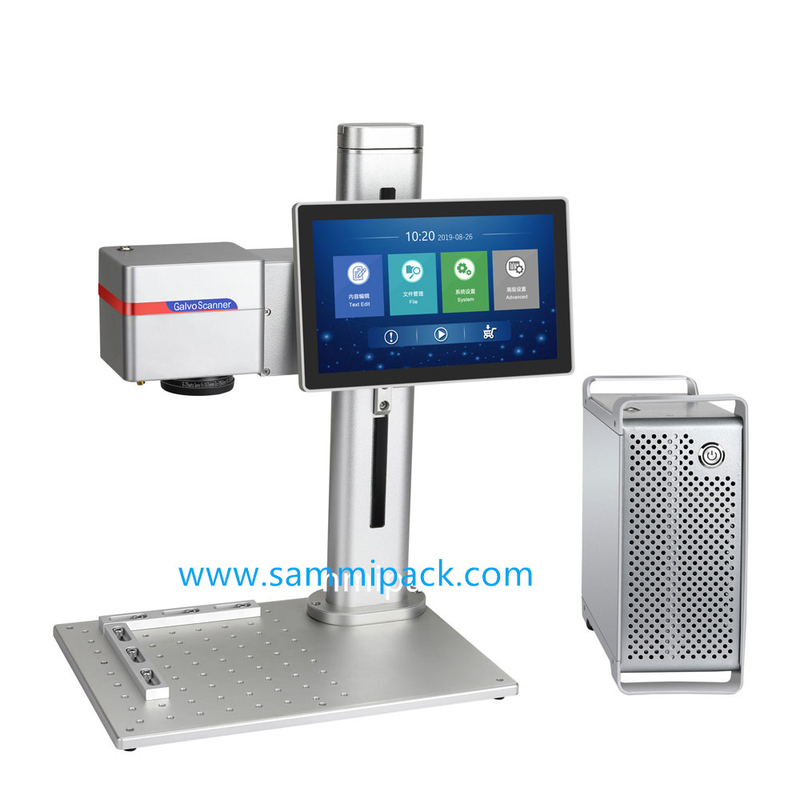 Upgraded Fiber Laser Marking Machine for Metal, Plastic, Wood/Portable Laser Engraver Printer for QR Code, Logo, Barcode