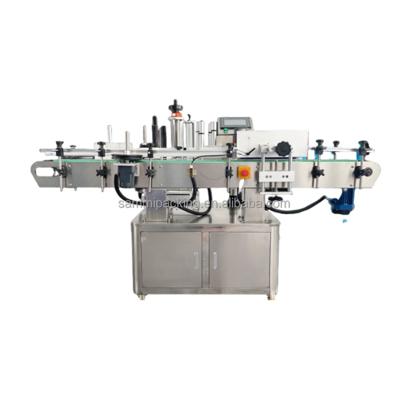 2024 Sales in China Reliable Semi-Automatic Cylinder Labeling Machines Electric Driven with PLC Components Wood Carton Packaging