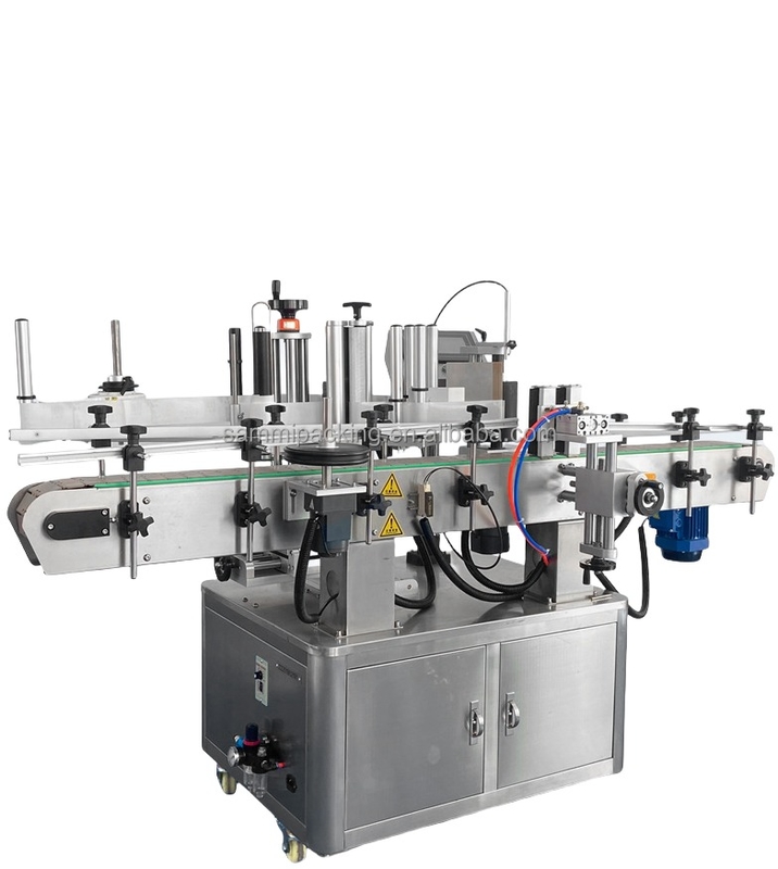 2024 Sales in China Reliable Semi-Automatic Cylinder Labeling Machines Electric Driven with PLC Components Wood Carton Packaging
