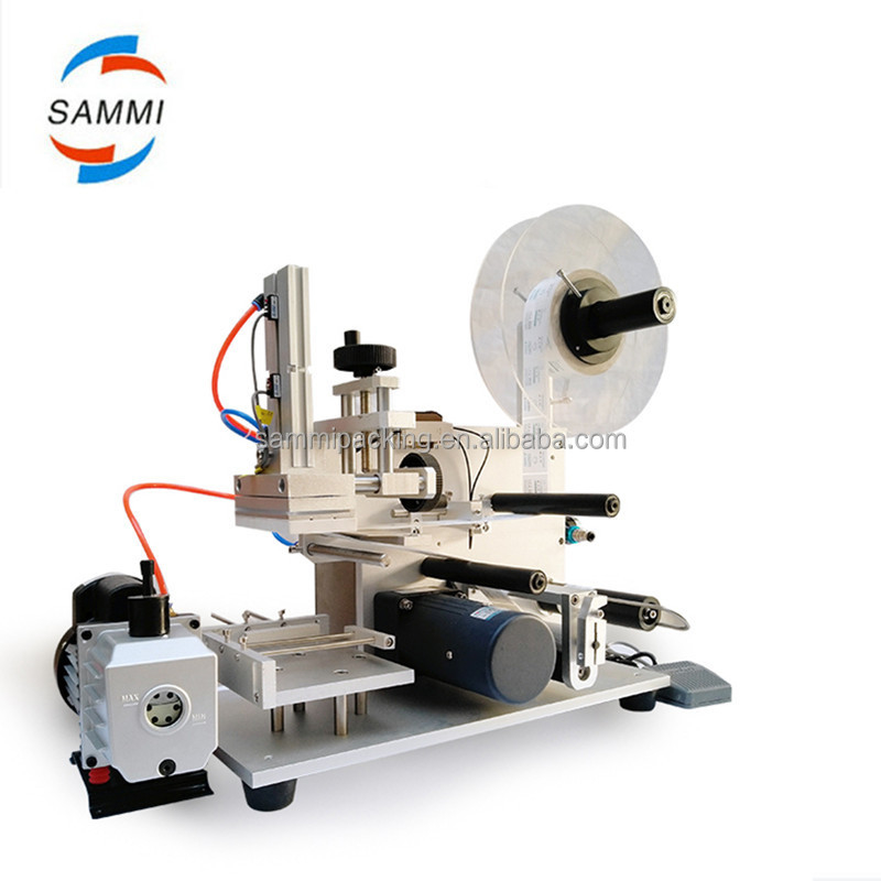 Professional Customized Flat Surface Labeling Machine Box/bag/lid Label Sticker Square Bottle Label Dispenser