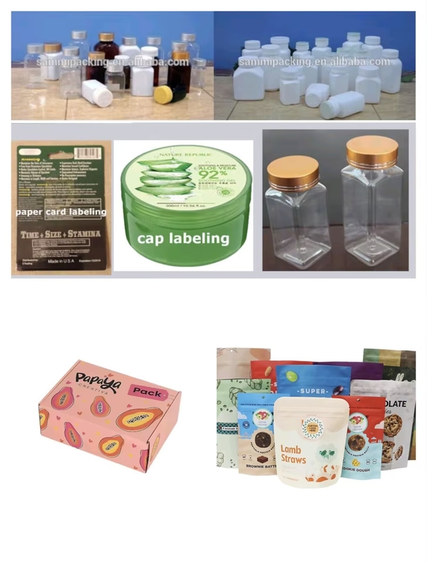 Professional Customized Flat Surface Labeling Machine Box/bag/lid Label Sticker Square Bottle Label Dispenser