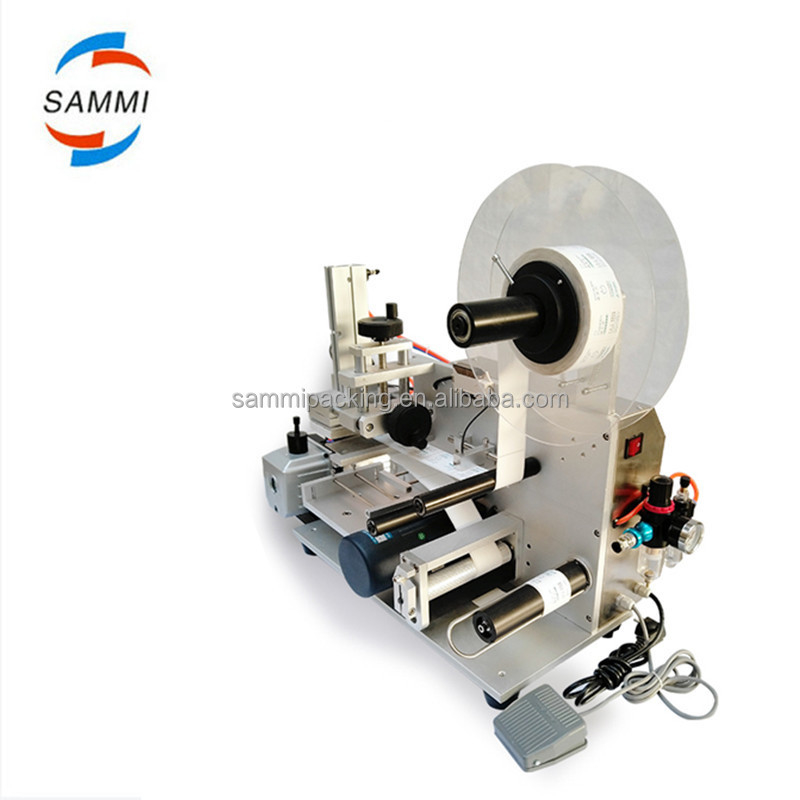 High-Speed Flat Surface Labeling Machine Label Sticker Applicator for Square Bottles, Boxes, Cosmetic Containers