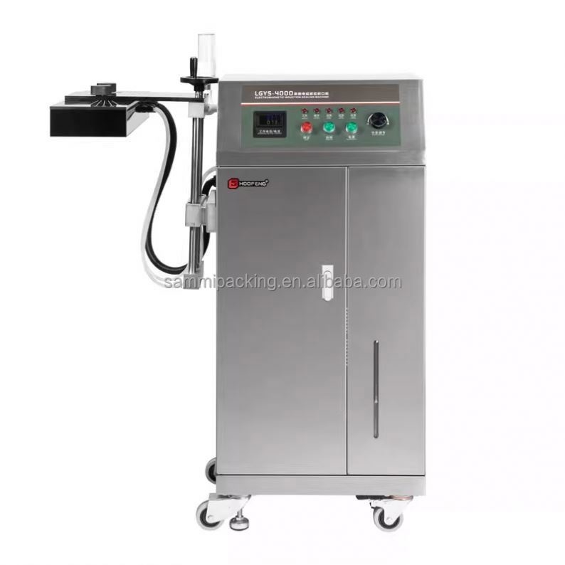 Automatic Continuous Induction Sealing Machine Electromagnetic Induction Heat Sealer for Small Plastic Bottle