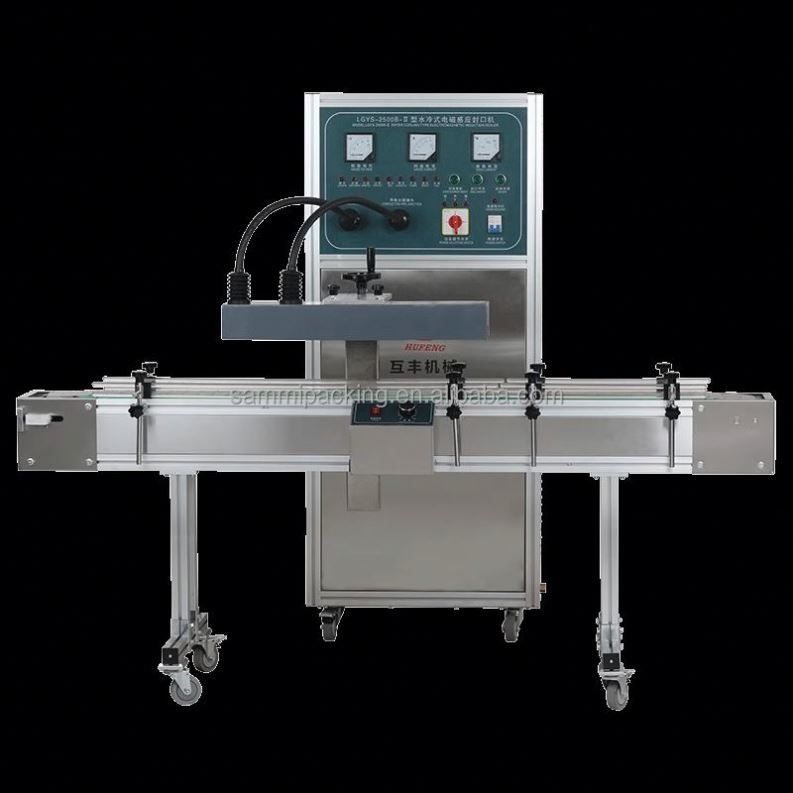 Automatic Continuous Induction Sealing Machine Electromagnetic Induction Heat Sealer for Small Plastic Bottle
