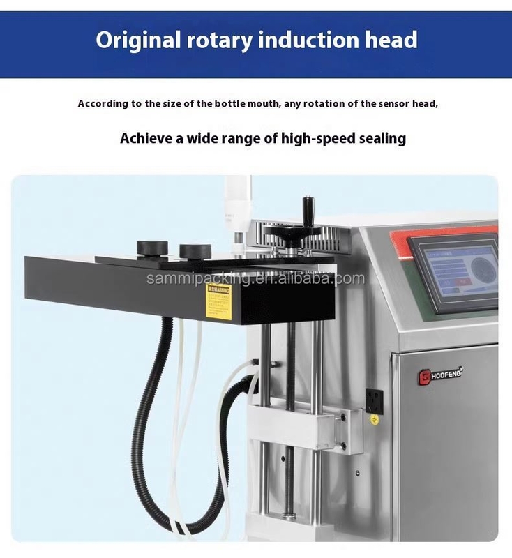 Automatic Continuous Induction Sealing Machine Electromagnetic Induction Heat Sealer for Small Plastic Bottle