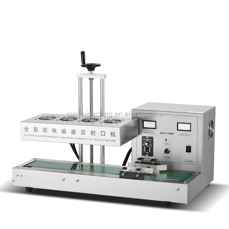 Desktop Continuous Electromagnetic Induction Sealer Aluminum Foil Sealing Machine Packing Machines 50 mm to 120 mm