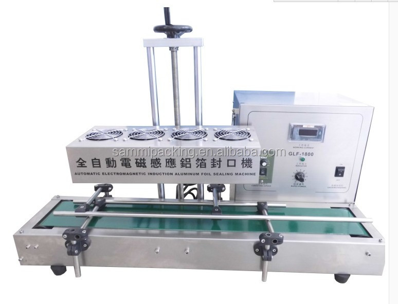 Desktop Continuous Electromagnetic Induction Sealer Aluminum Foil Sealing Machine Packing Machines 50 mm to 120 mm