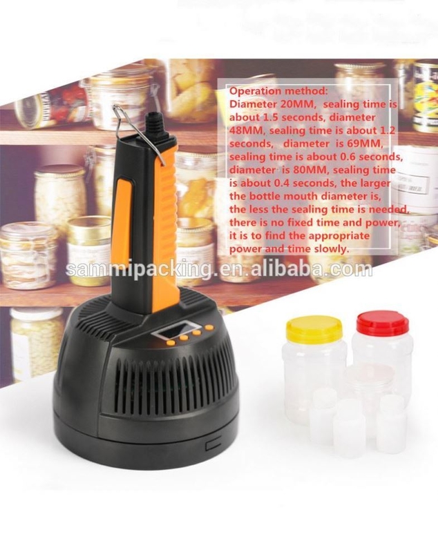New Portable Aluminum Foil Induction Sealer Semi-Automatic Bottle Lid Sealing Machine Electric Driven Carton Packaging
