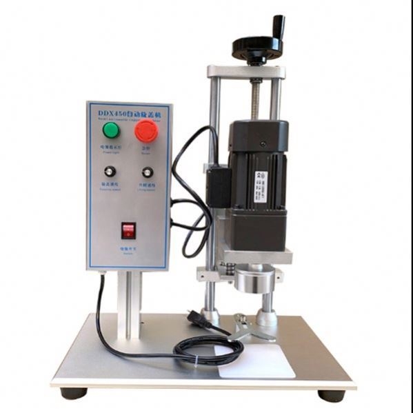 Semi-Automatic Cosmetic Bottles Sealing Machine,Manual Cap Capping Machine for Plastic Cap