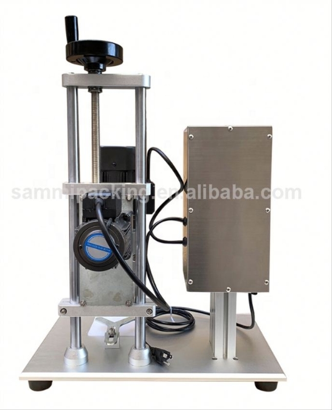 Semi-Automatic Cosmetic Bottles Sealing Machine,Manual Cap Capping Machine for Plastic Cap