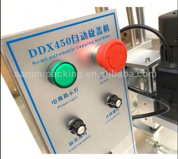 Semi-Automatic Cosmetic Bottles Sealing Machine,Manual Cap Capping Machine for Plastic Cap