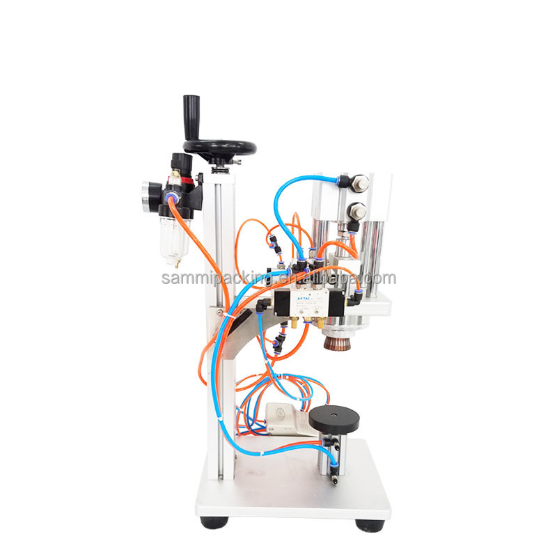 Cheap Price Manual Pnuemaitc Perfume Corking Machine Stainless Steel  Perfume Capping Press Machine