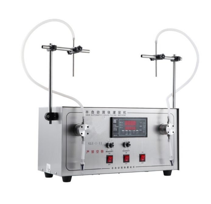 GLF-I-II Gear Pump Olive Oil Bottling Machine Double Heads Liquid Filling Machine,Oil Filler (3-3000ml)