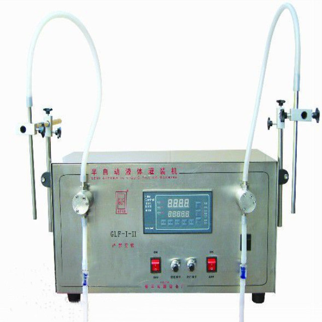 GLF-I-II Gear Pump Olive Oil Bottling Machine Double Heads Liquid Filling Machine,Oil Filler (3-3000ml)