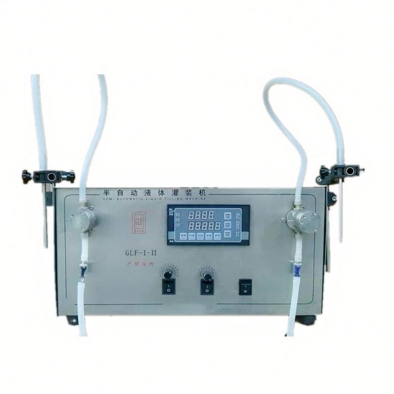 GLF-I-II Gear Pump Olive Oil Bottling Machine Double Heads Liquid Filling Machine,Oil Filler (3-3000ml)
