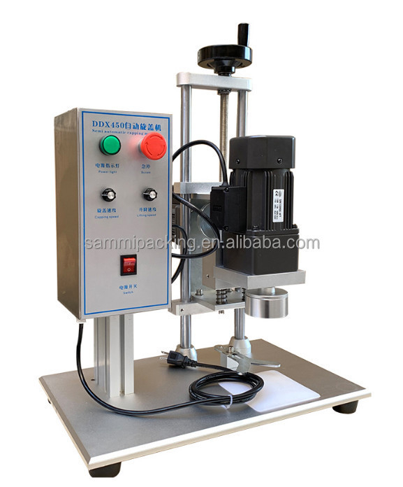 Factory Price DDX-450 Semi-Automatic Small Desktop Electric Cap Sealing/screwing/tighten/capping Machine for Plastic Cap