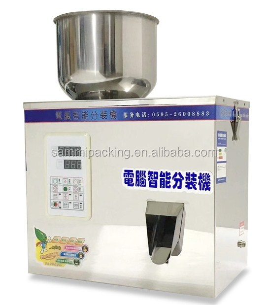 2-50G Flower Powder Coffee Bean Dispenser Tea Bag Seeds Grain Sachet Small Powder Particle Filling Machine