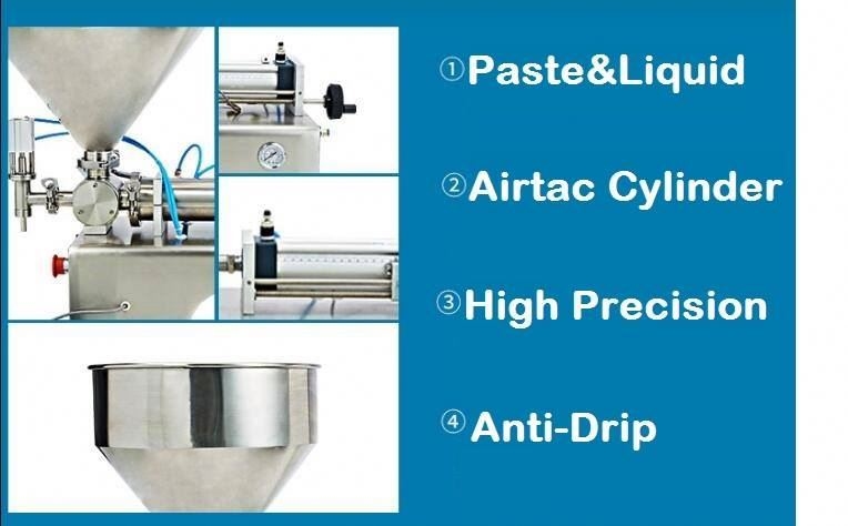 Hot Products Factory Price Pneumatic Type Piston Filling Machine