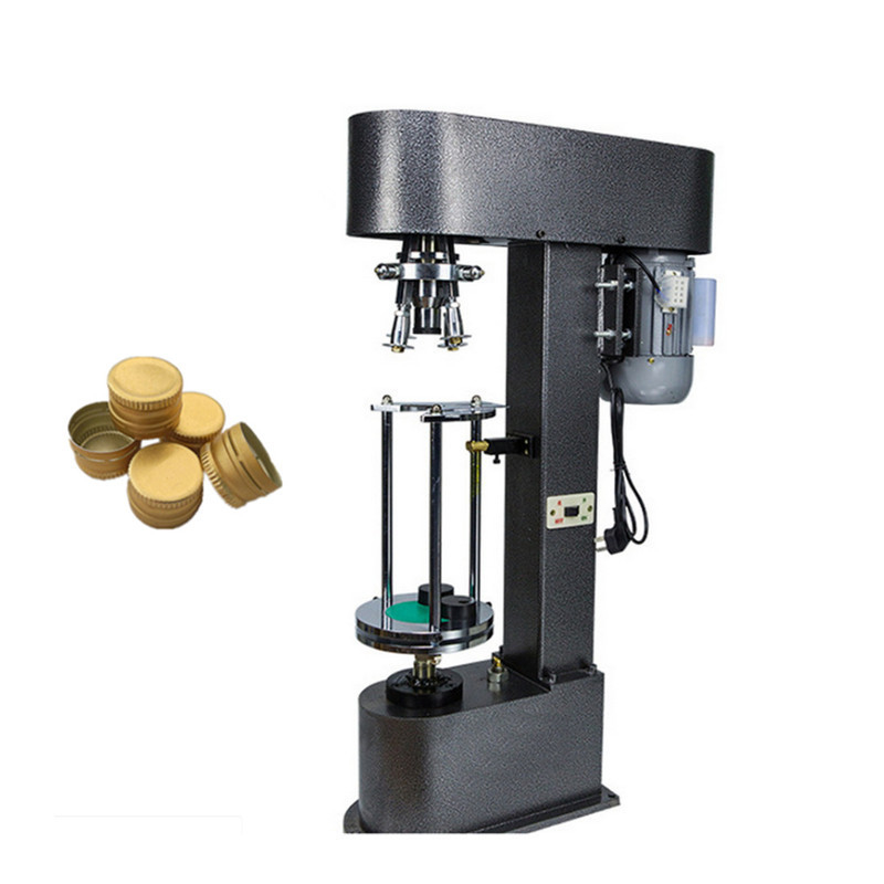 Glass Bottle Metal Cap Sealing Machine, ROPP Capper for Wine & Spirits, Aluminum Crimping with Pilfer Proof Design