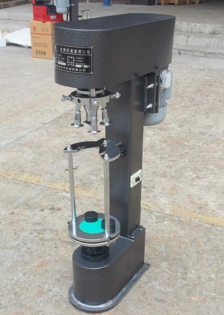 Glass Bottle Metal Cap Sealing Machine, ROPP Capper for Wine & Spirits, Aluminum Crimping with Pilfer Proof Design
