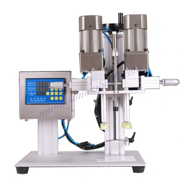 Electric Bottle Screw Capper Semi-automatic Capping Machine Medical Vial Closing Machine for Food Beverage Chemicals