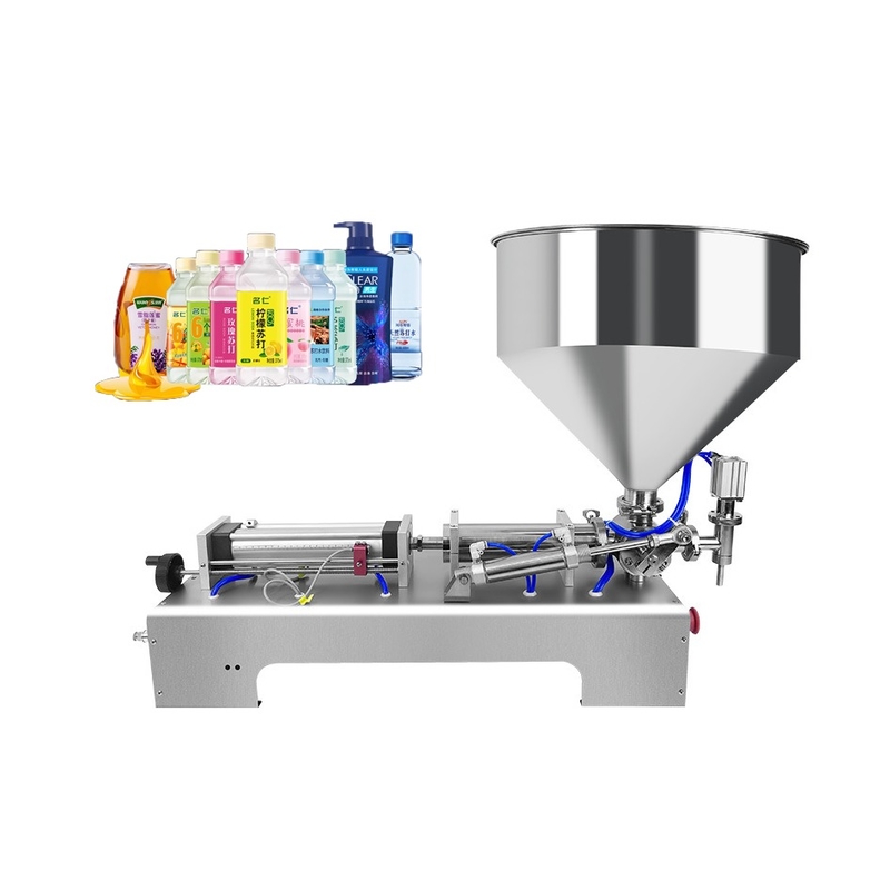 Semi Automatic Double Heads Paste Piston Filler Water Bottle Pneumatic Filling Machine for Liquid/Sachet/Oil/Cream Lotion