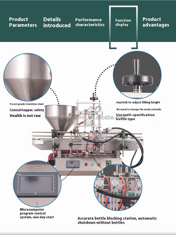 High Speed Automatic Cosmetic Cream Filling Machine Tomato Sauce Filling Machine Peanut Butter Filler with Conveyor