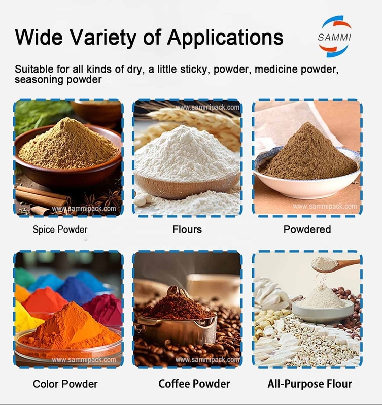 Semi-Auto 5g to 5L Milk Powder Spice Auger Filler Jar Can Coffee Machine 200ml and 500ml Volume Options for Bottles