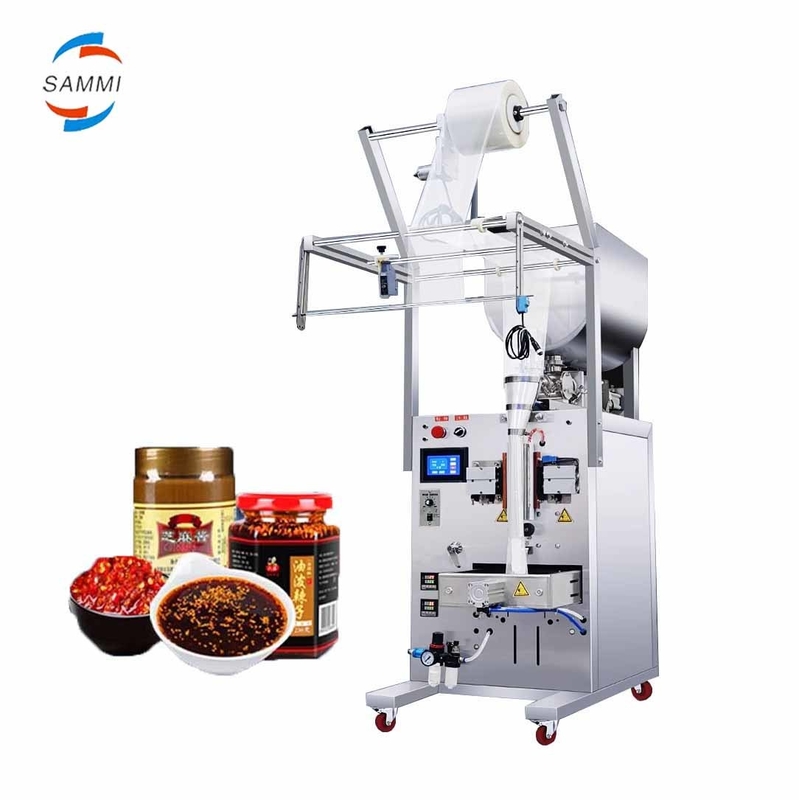 Automatic Plastic Bag Catchup Honey Orange Mango Fruit Juice Mayonnaise Honey Thick Liquid Detergent Pouch Packing Machine