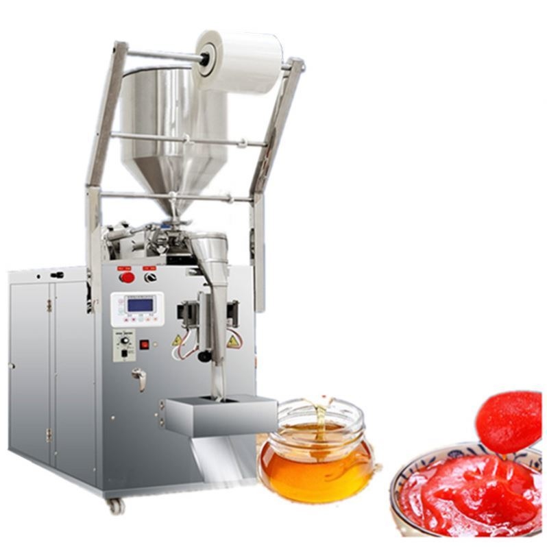 Automatic Plastic Bag Catchup Honey Orange Mango Fruit Juice Mayonnaise Honey Thick Liquid Detergent Pouch Packing Machine