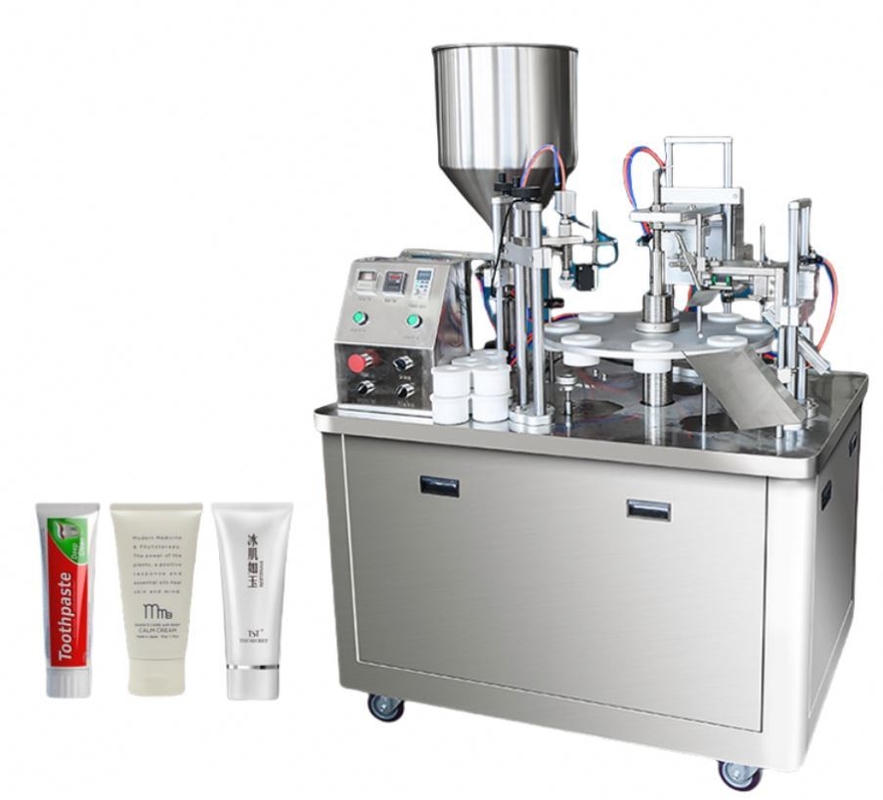 Automatic Ultrasonic Tube Sealer with 220V50Hz 0.75KW 20KHz High Speed Tube Filling and Sealing Machine for Cosmetic and Food