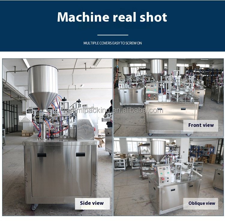 Automatic Ultrasonic Tube Sealer with 220V50Hz 0.75KW 20KHz High Speed Tube Filling and Sealing Machine for Cosmetic and Food