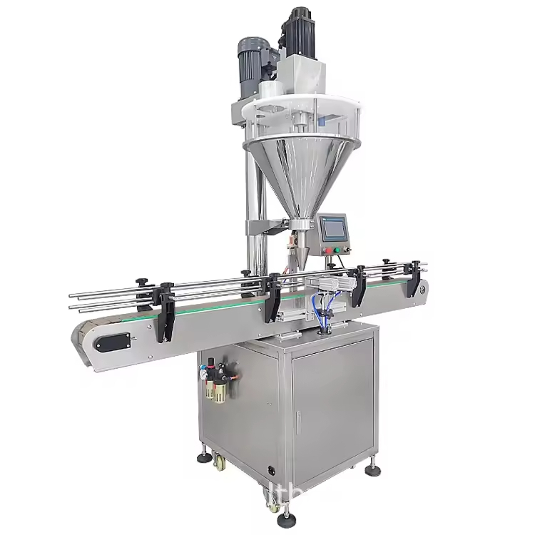Fully Automatic Single Head Auger Filling Machine for Cosmetics Spices Soybean Flour Amber Diatomite Milk Matcha Powder