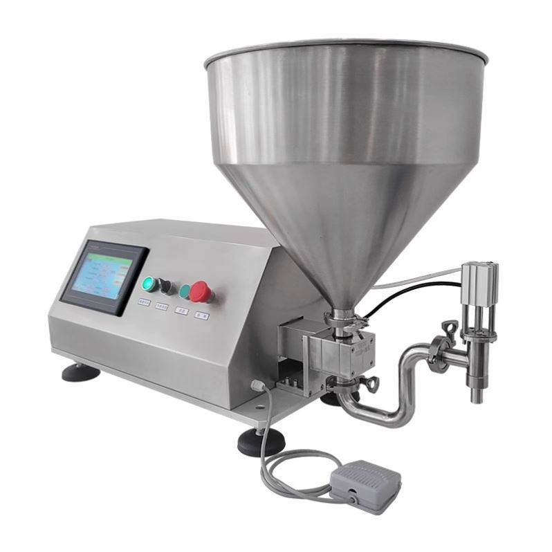 Rotary Food Jam Oil Rotor Lobe Filling Pump Chocolate Filler Peanut Lotion Cosmetic Cream Paste Filling Machine
