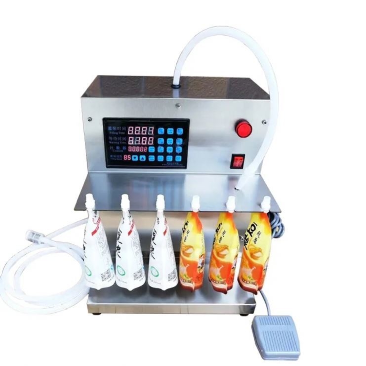 China Factory Stand up Pouch Filling Machine Spout Filler Pouch Packing Machine Liquid Detergent Packing Machine