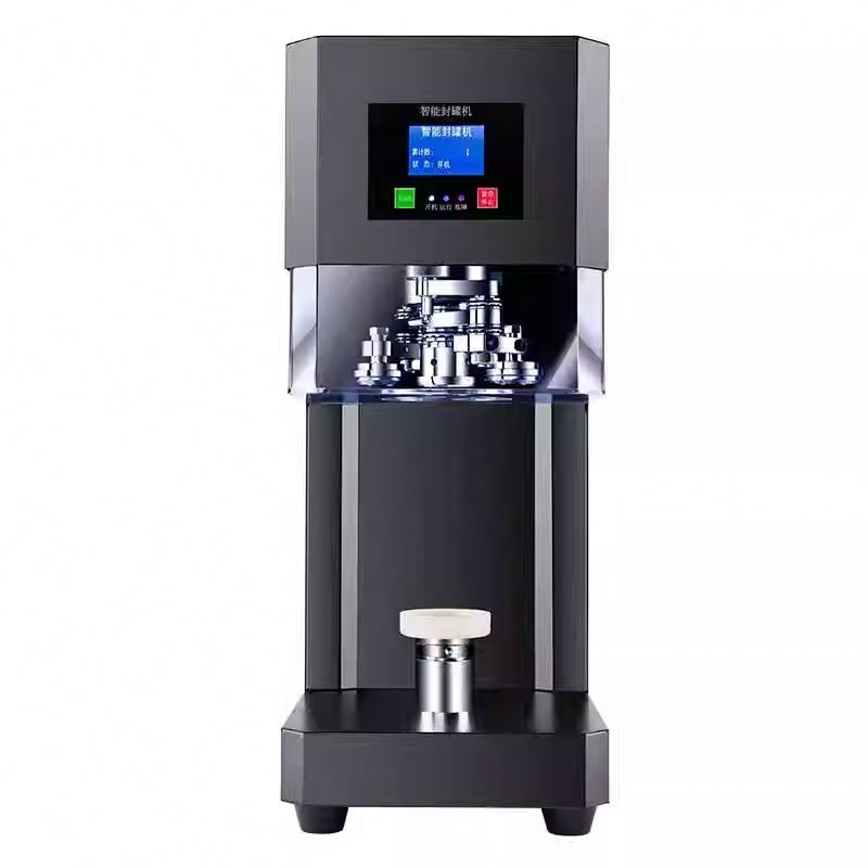 Automatic Sealing Machine Metal Plastic Soda Tuna Drink Tin Can Sealing Machine Bottle Cap Sealing Machine
