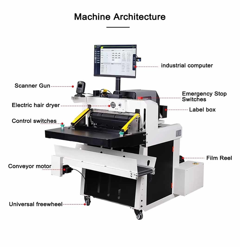 Intelligent Automatic E-commerce Express Bag Packing Laminating Face Sheet Machine Muti-functional Bags Sealing Machine