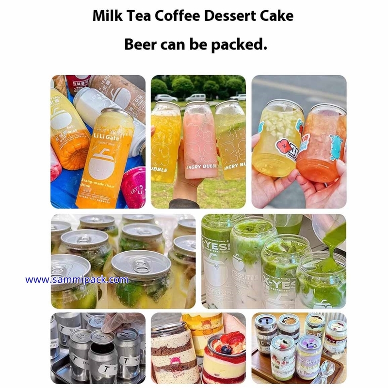 Portable Desktop Fast Can Sealing Machine Plastic Drink With Aluminum Lids Can Sealing Machine