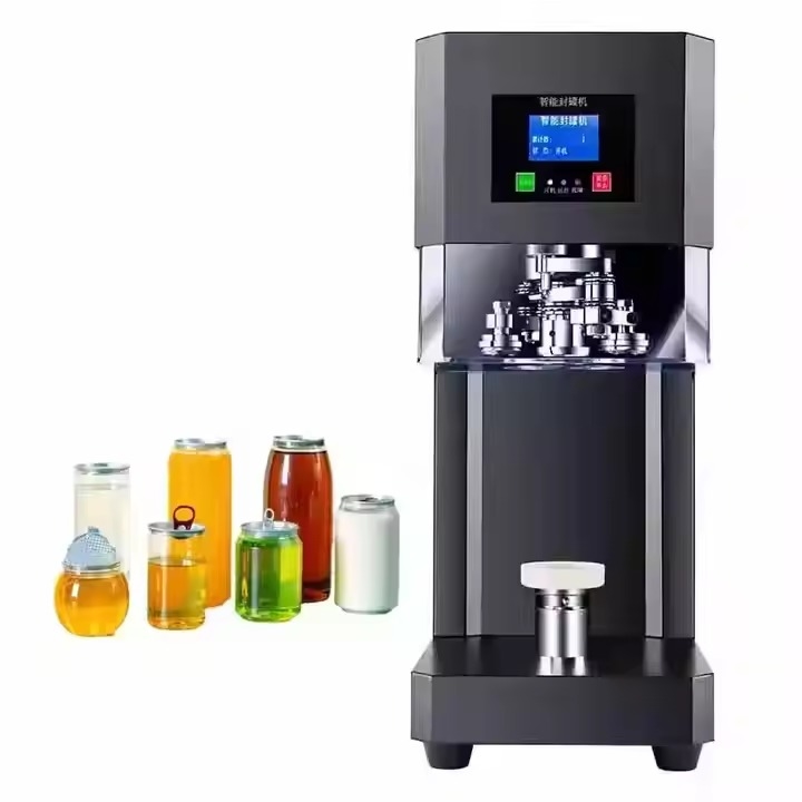 Best Sell 2025 High Efficiency Can Sealing Machine, Automatic Seamer for PET/Aluminum/Tin Cans, Low Price & Easy Maintain