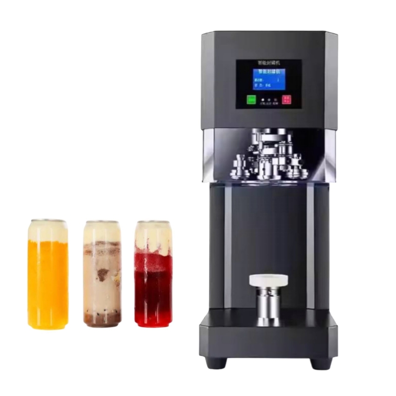 2025 New Design Intelligent Can Sealing Machine, High Speed Seamer for Aluminum/PET/Tin Can, Professional Sealer for Drink/Food