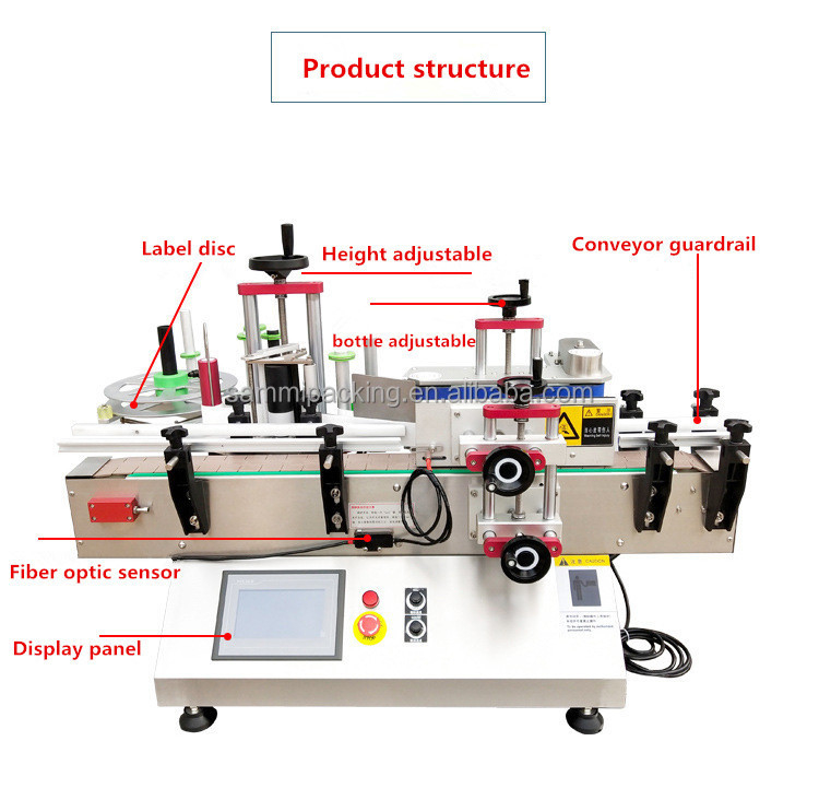 2025 New High Precision Electric Automatic Labeling Machine,Table Type Self-Adhesive Sticker Applicator for Round Bottle &Can