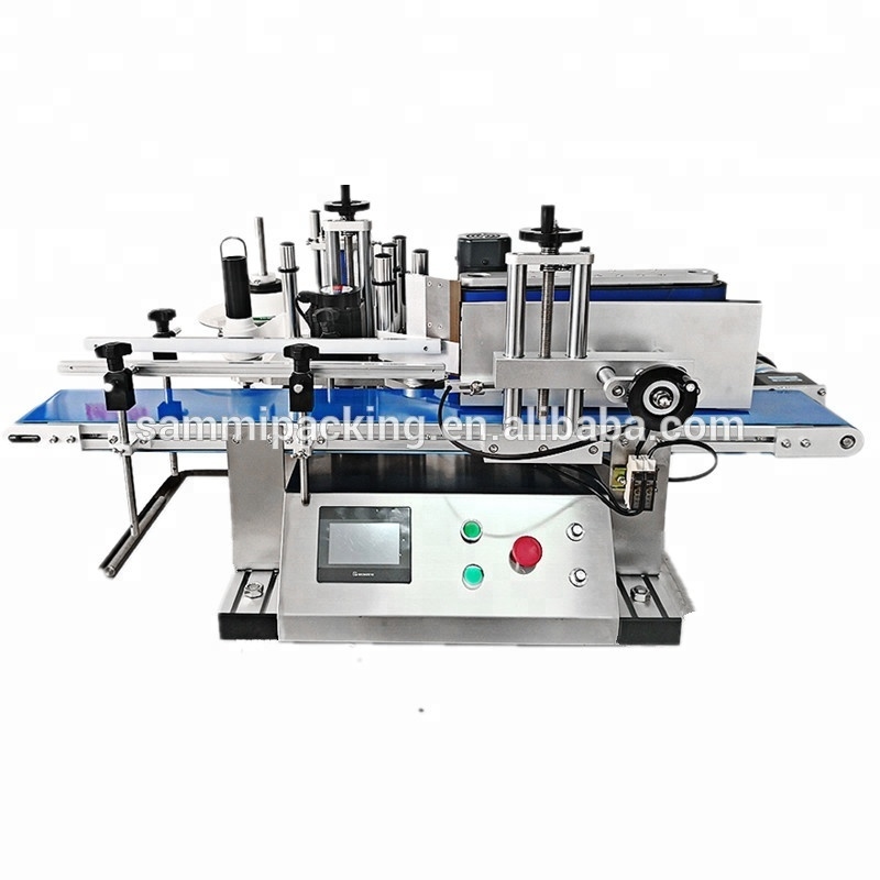 Full Automatic Desktop Benchtop Labeling Machine For Cosmetic Jar Tube Vial Round Bottle Labeling Machine