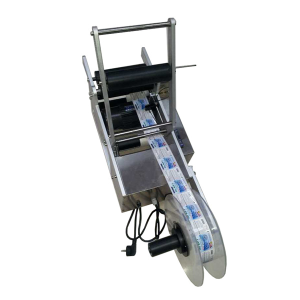 Factory Supplying MT-50 Semi-Automatic Tea Can Adhesive Sticker Round Bottle Labeling Machine