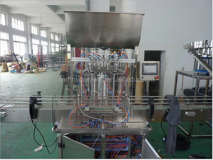 Automatic Production Machine Bottle Liquid Filling Capping Labeling Line Orange Juice Machine Water Oil Stainless Steel
