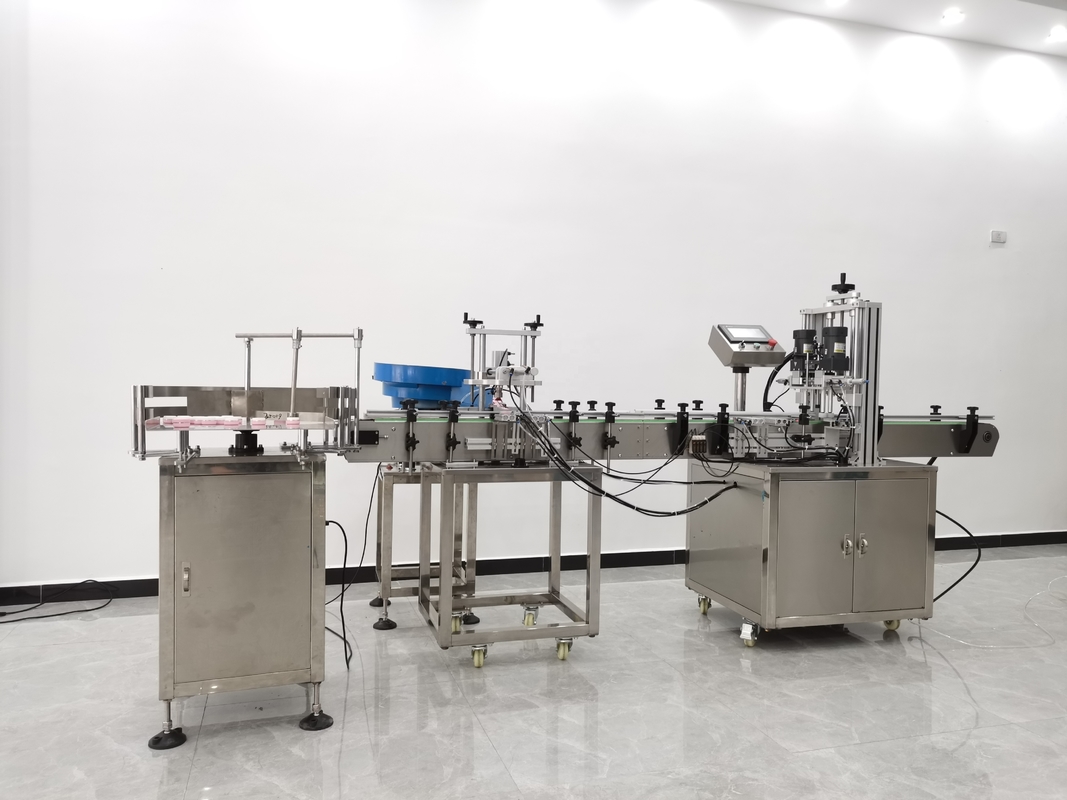 Automatic Production Machine Bottle Liquid Filling Capping Labeling Line Orange Juice Machine Water Oil Stainless Steel
