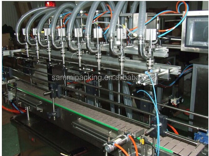 Automatic Production Machine Bottle Liquid Filling Capping Labeling Line Orange Juice Machine Water Oil Stainless Steel