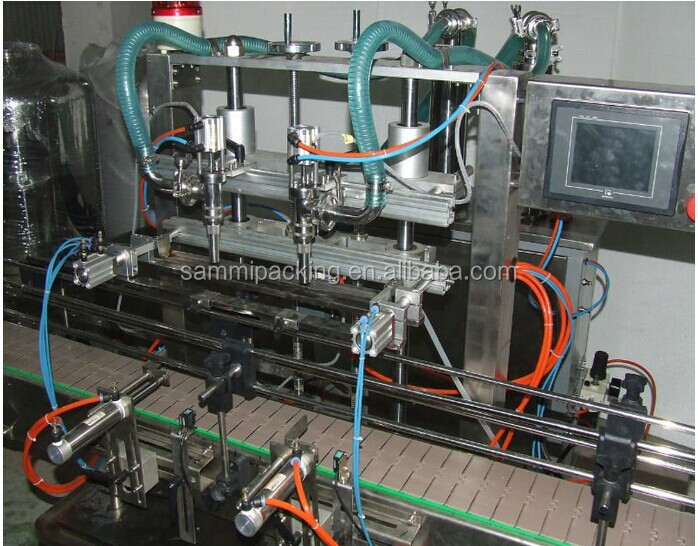 Automatic Production Machine Bottle Liquid Filling Capping Labeling Line Orange Juice Machine Water Oil Stainless Steel