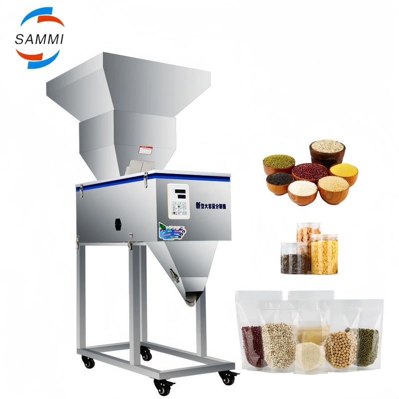 Newest 100-2500g Large Capacity Grain Spice Nuts Seed Food Weighing Machine with Big Hopper