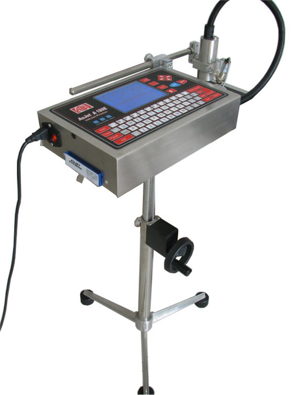 Industrial CIJ Inkjet Printer for Bottle Wire Cable Marker Egg Date Coding Logo Printing Machine