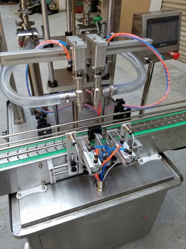 Automatic 4 Heads Face Beauty Cream Vertical Cosmetics Paste Bottle Filling Machine With Feeding Pump